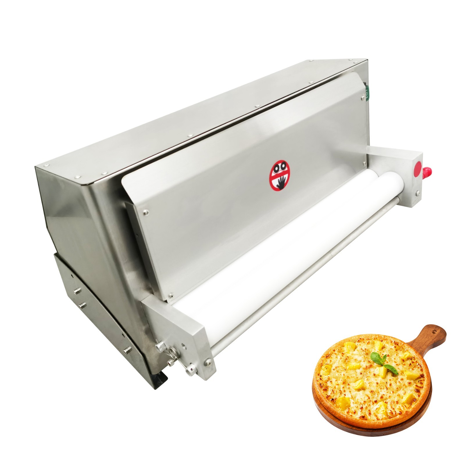 3.9"-15.7"Electric Pizza Dough Roller Sheeter Pastry Dough Press Rolling Machine