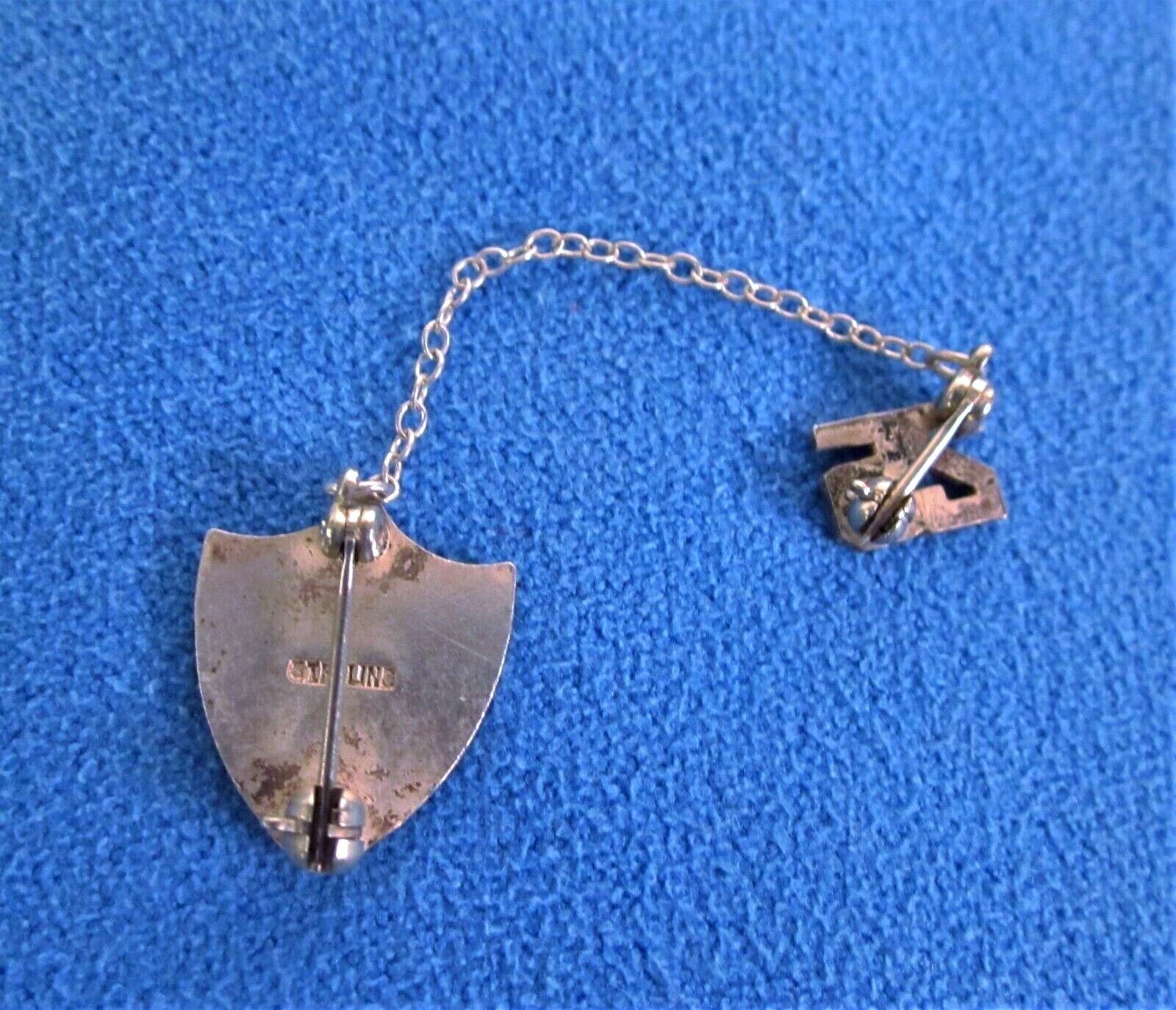 Sterling Silver & Enamel Pin - D of H (Daughters of Hope) - 1925- Antique