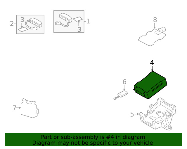Genuine Volvo Mobile Phone Control Module 31489409
