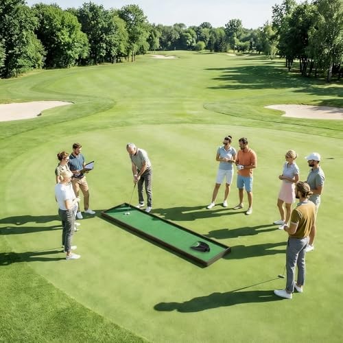 Golf Ball Returner with 2 Bonus Golf Balls - Auto Return Practice Device for
