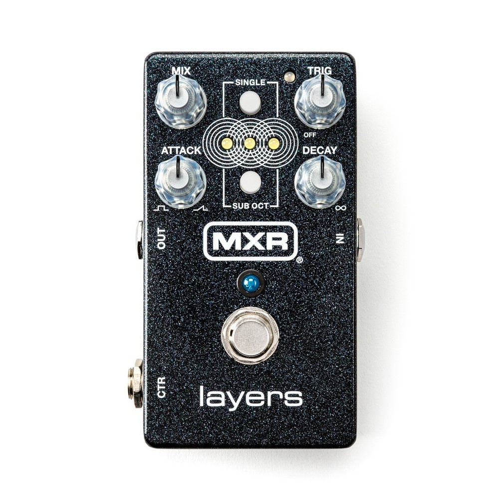 MXR M307 Layers Delay Effects Pedal Black Sparkle