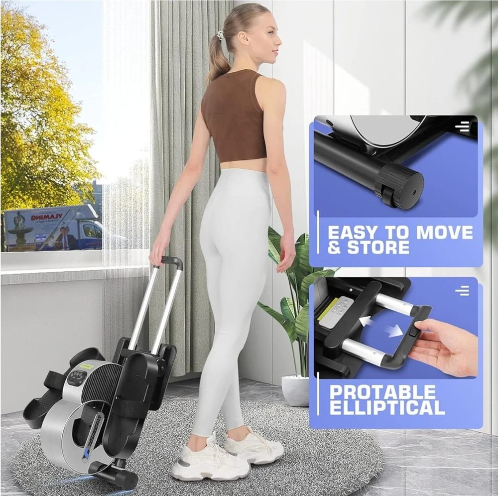 elliptical exercise machine under desk