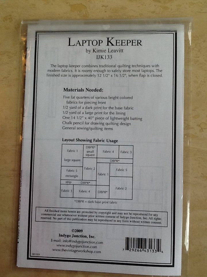 Pattern Laptop Keeper Indygo Junction IJK133 New