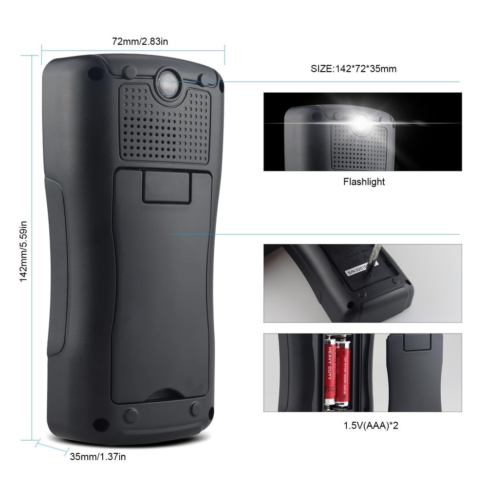Digital Multimeter Handheld Tester 2000 Counts with NCV Function Su... Fast Ship