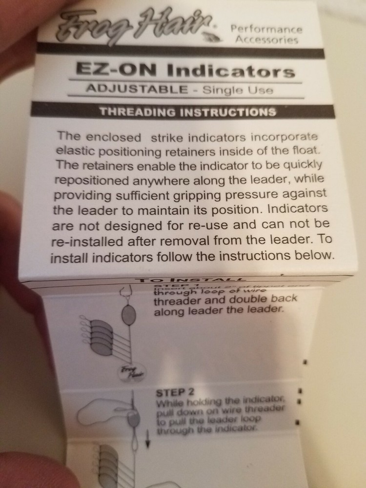 Frog Hair EZ-ON Indicators Micro Adjustable Re-Usable 3 Pack