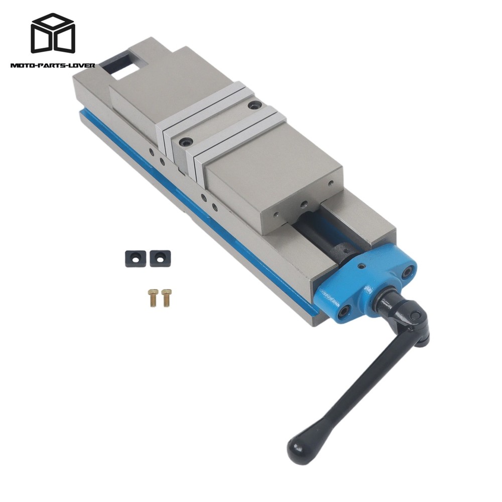 Double Lock CNC Milling Machine Vise Workholding Double Action Precision Vise 4"