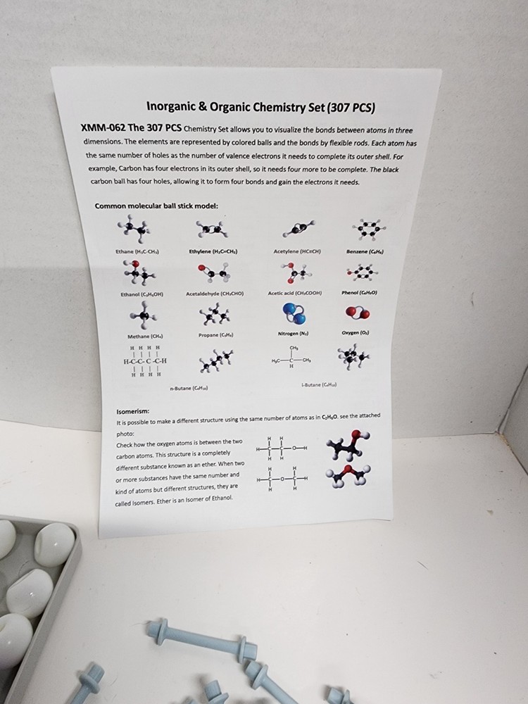Armyte Organic Chemistry Molecular Model Kit Lab