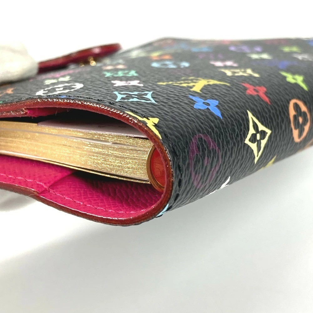 Louis Vuitton Monogram Multicolore Agenda PM R21076 Noir