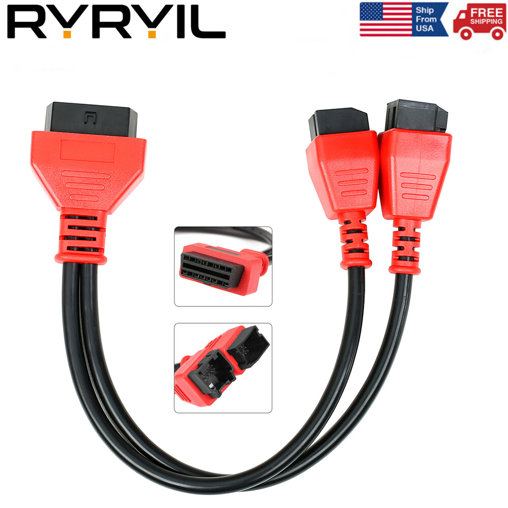 For Chrysler programming cable 12 + 8 connector for Autel DS808 Maxisys adapter