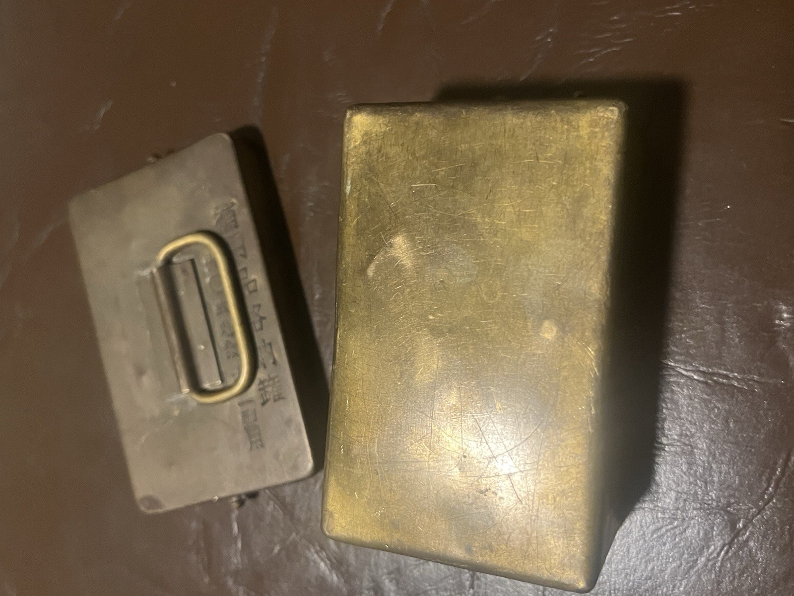 Japanese Military Brass Ammunition/Utility Box 3 Inches