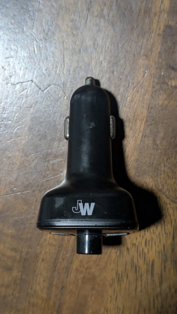 🧷 Just Wireless Black USB Car Charger Bluetooth Hands-Free FM Transmitter