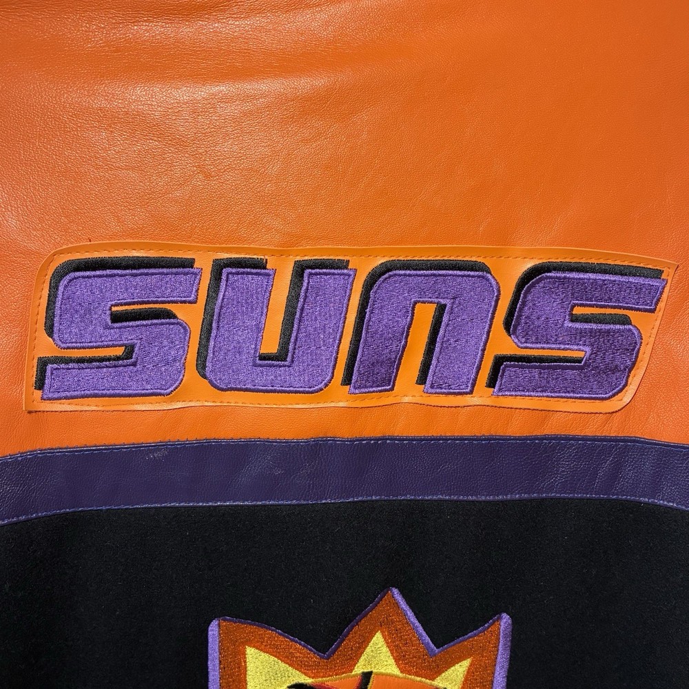 Jeff Hamilton Phoenix Suns NBA Leather Motorcycle Jacket