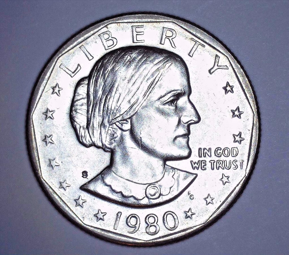 1980-S Susan B Anthony Dollar Type 1 DDR/DDO
