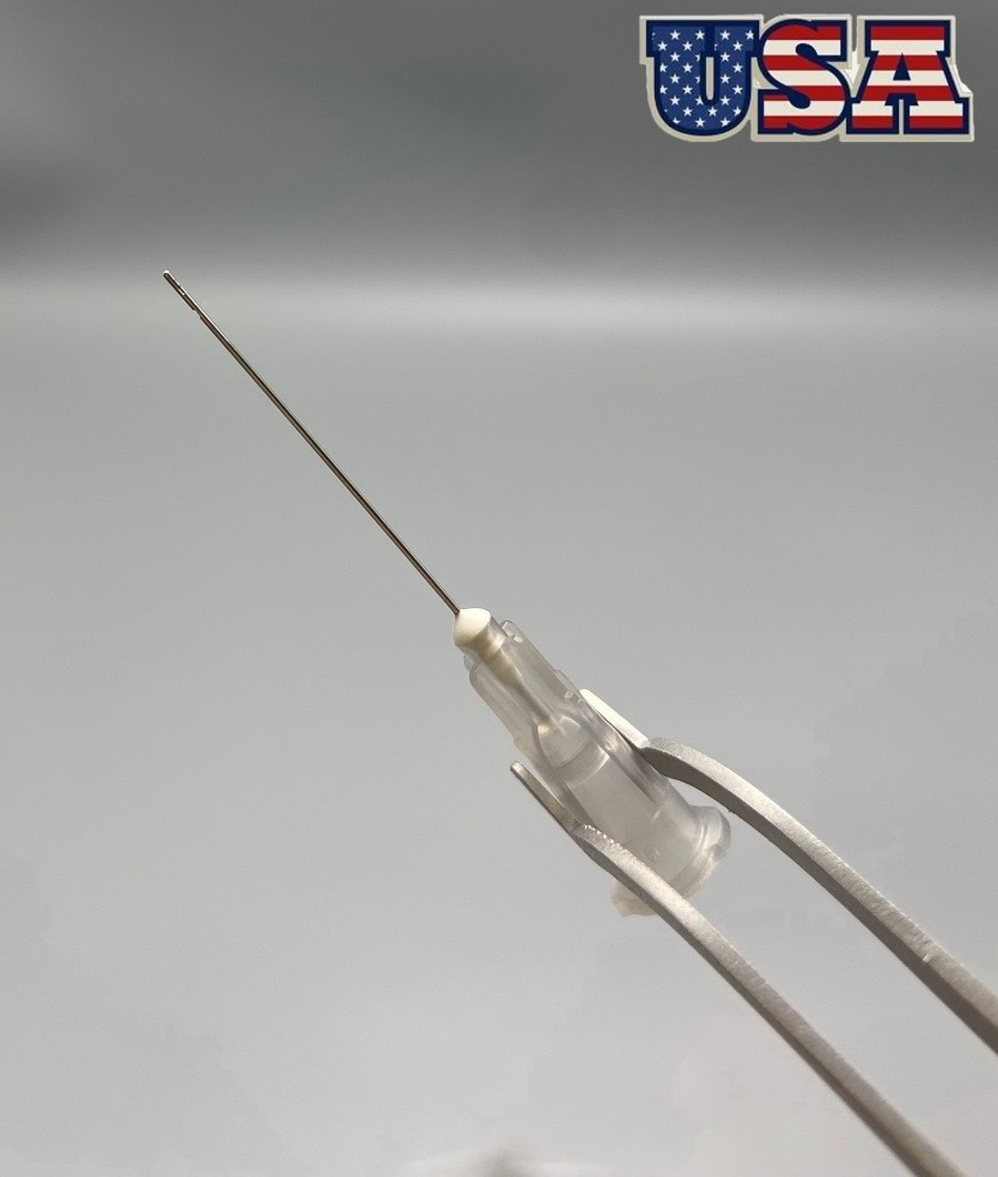 100pcs/Pack Dental Endo Irrigation Needle Syringe Tips Disposable 25G/27G/30G