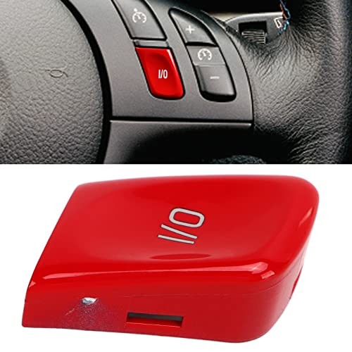 Steering Wheel Control Switch Button for M3 E46 19982004, Movement Mode IO Red