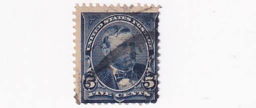1898 STAMPS US SCOTT 281 "Grant" 5 CENT USED - X