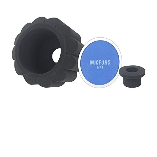 MF2 Microphone Windscreen Pop Filter,Side Cutout 45-60-mm Suspended
