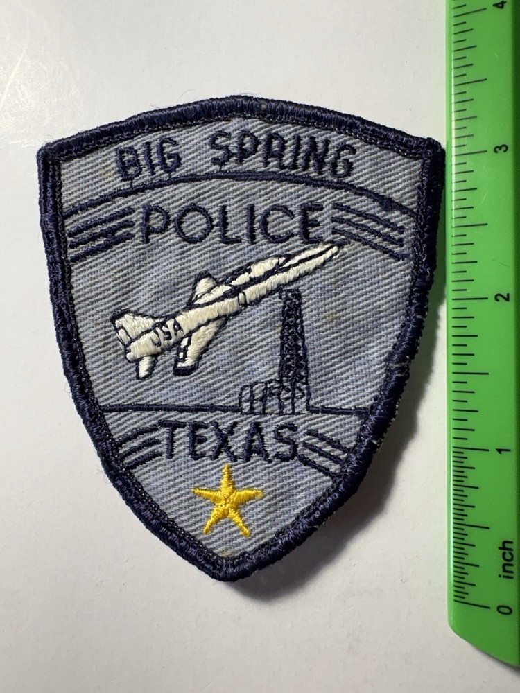Big Spring Texas Police Patch