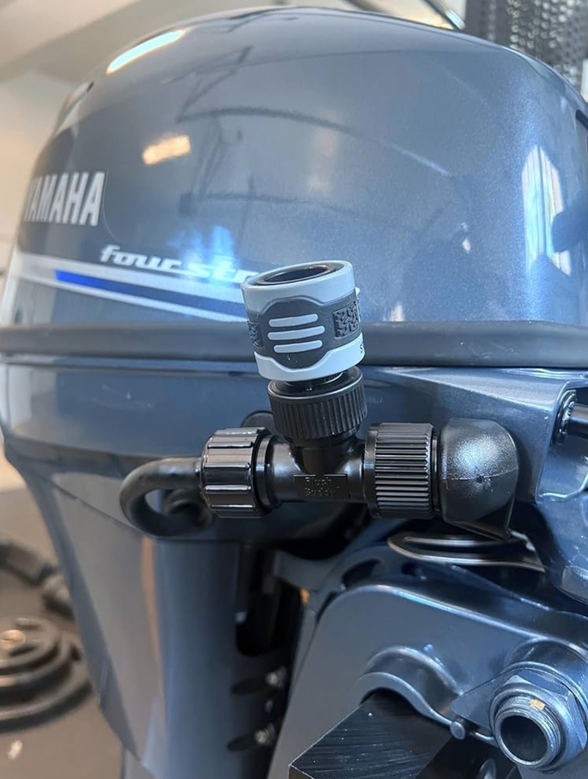 Flush Buddy Yamaha Outboard Engine Flush Adapter - STRAIGHT Quick Connect