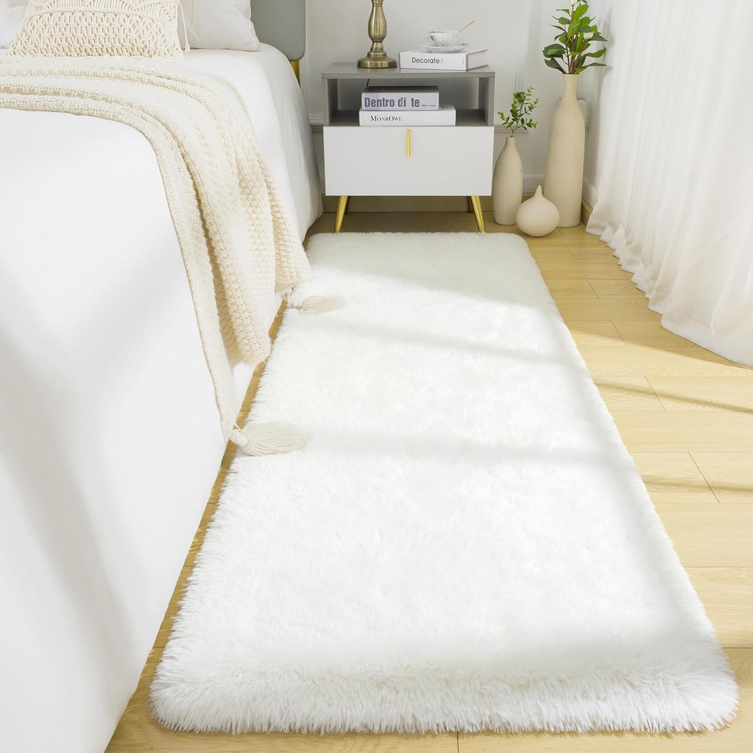 Soft Runner Rugs for Bedroom 2x6, Washable Long Runners for Hallway Entryway