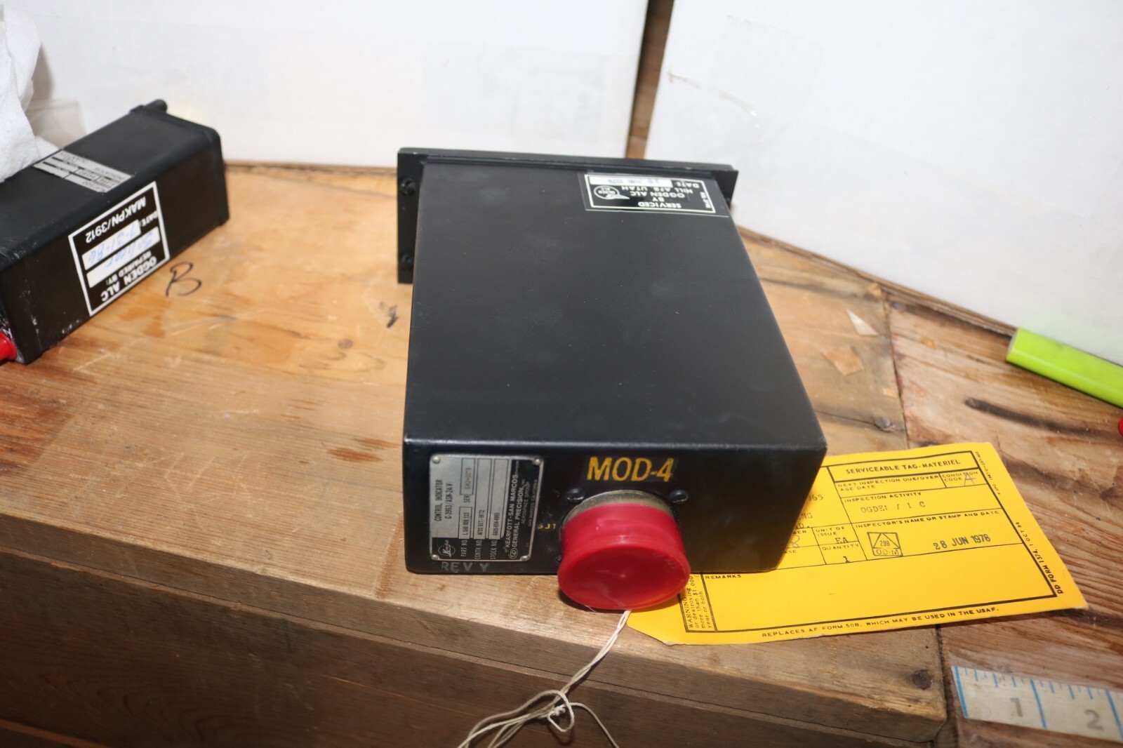 Vintage Vietnam era C-130 C-141 navigational computer control C-3963 ASN-24 (v)