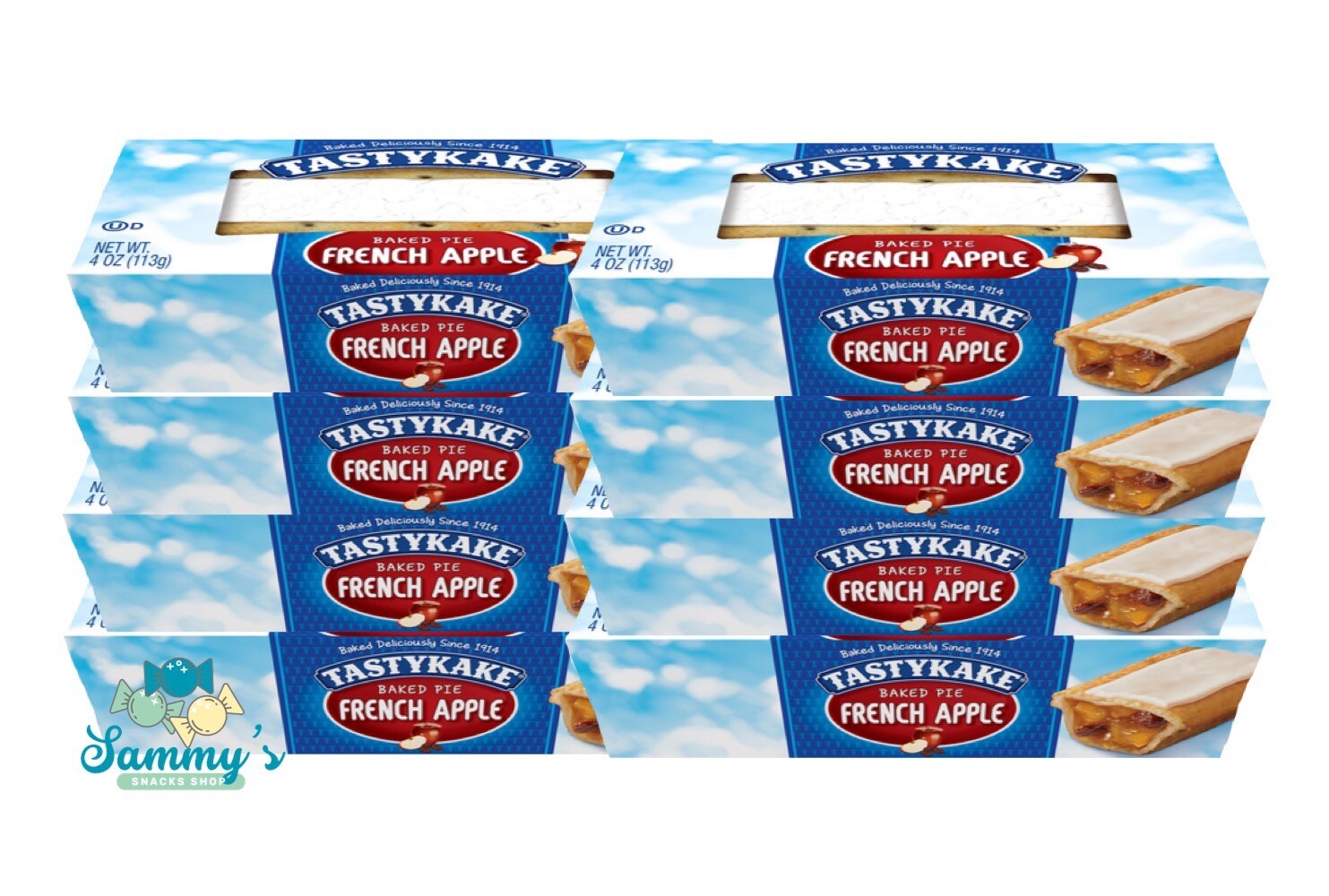 Tastykake 8 Baked French Apple Pies