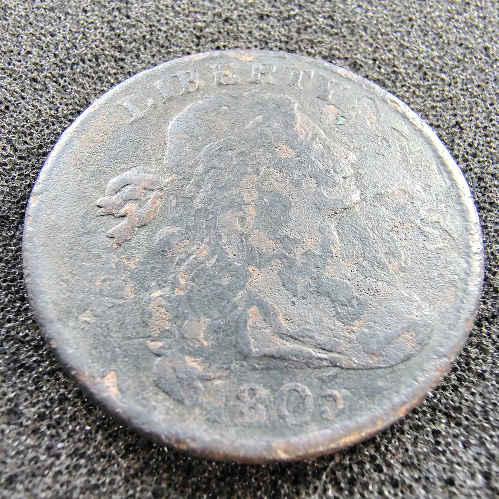 1805 Draped Bust Large Cent - Philadelphia Mint - VG+ Details - Surface Issues