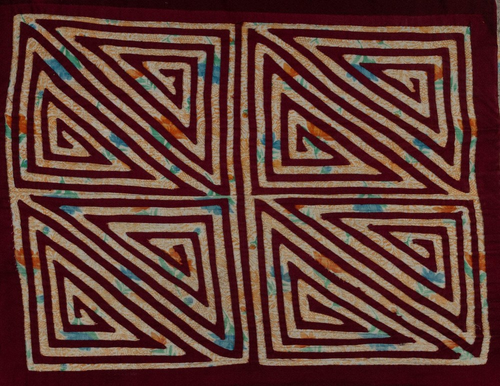 Vintage Background Material ZigZag Mola