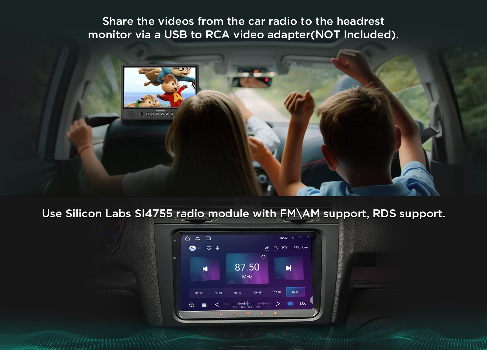 Android 13 Car Stereo Radio GPS Nav Apple CarPlay For VW Volkswagen Jetta Passat