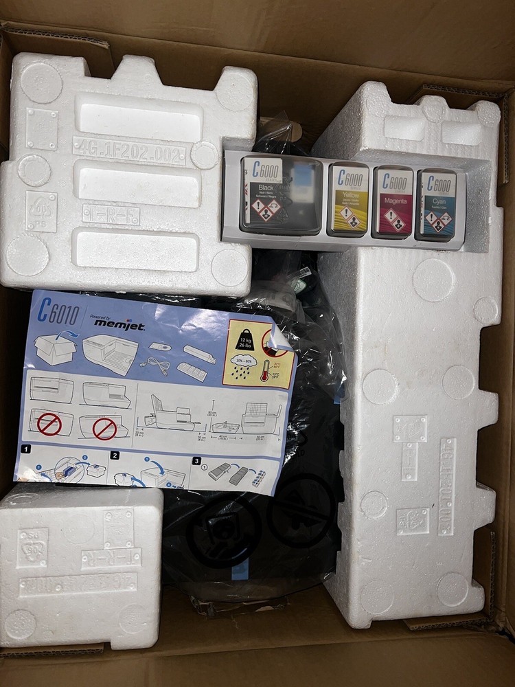 NEW MEMJET C6010 PRINTER S/N 2581BD3260187 / COMPLETE