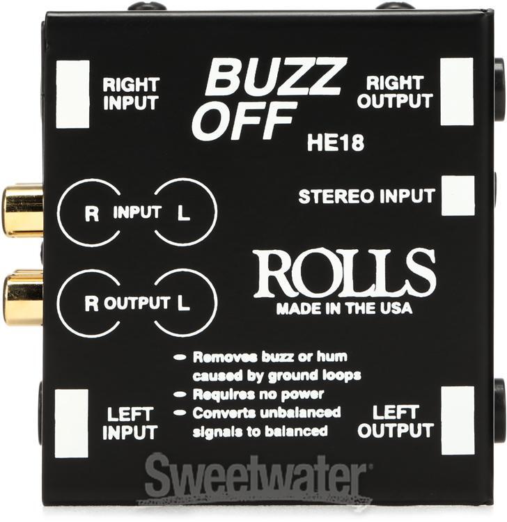 Rolls HE18 2-channel Audio Hum and Buzz Remover