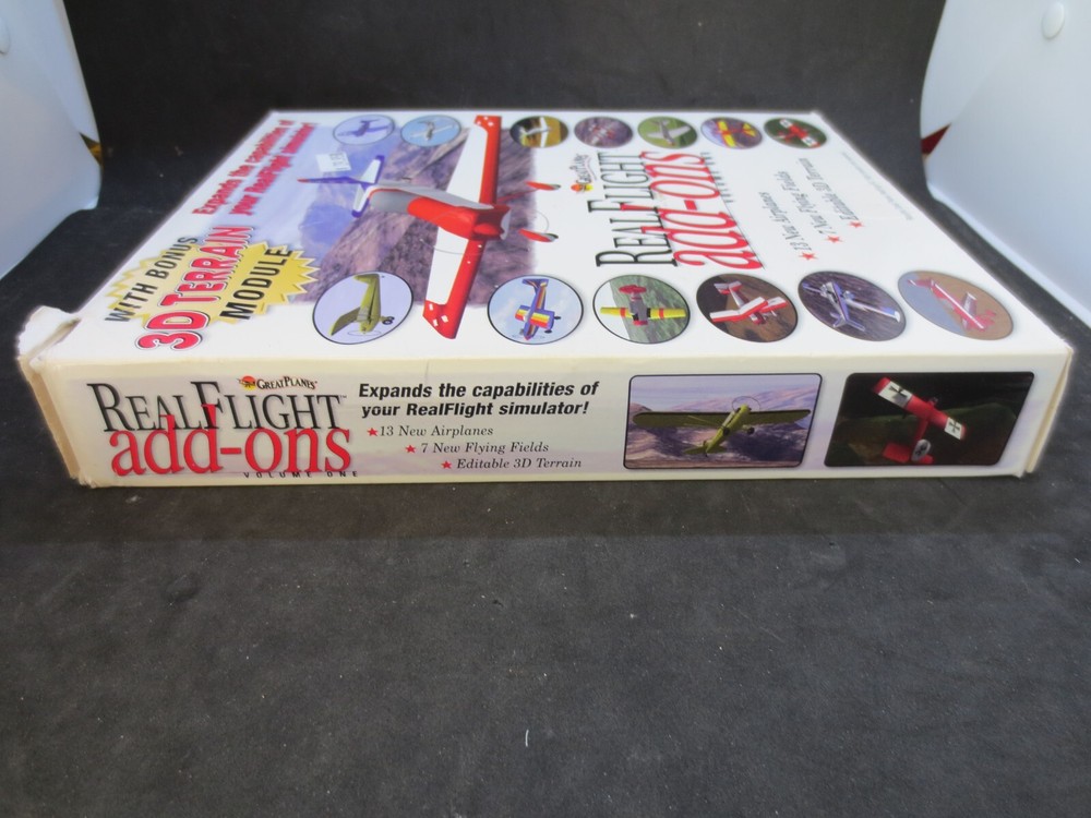 Great Planes Real Flight Add-Ons Volume 1 with Bonus 3D Terrain Module - PC
