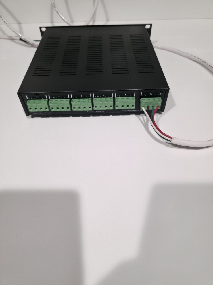 Parasound Z-Select Speaker Selector Multi Zone