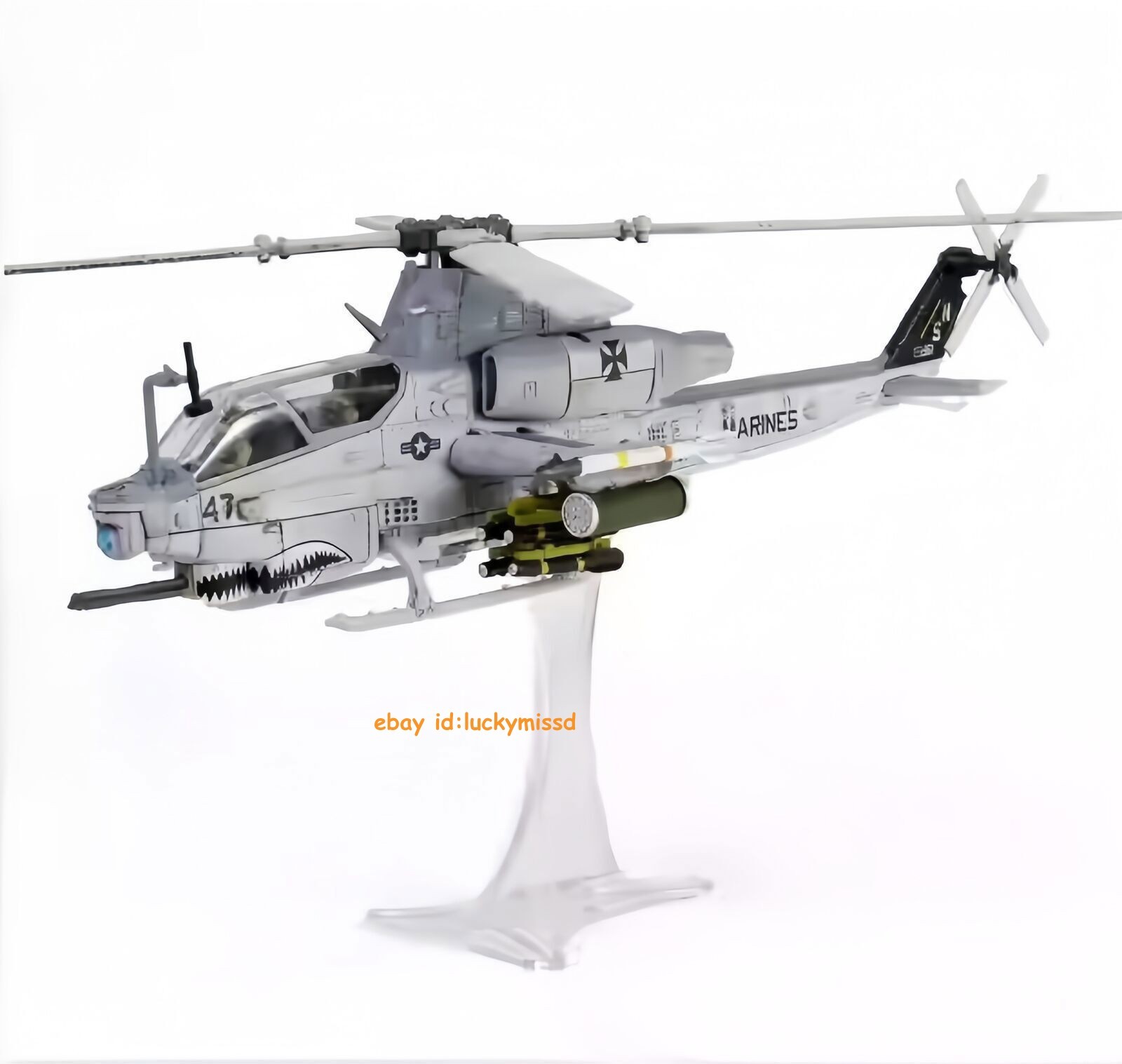 1/72 USMC Bell AH-1Z 'Viper' Helicopter Static Model Plane New Collection Gift