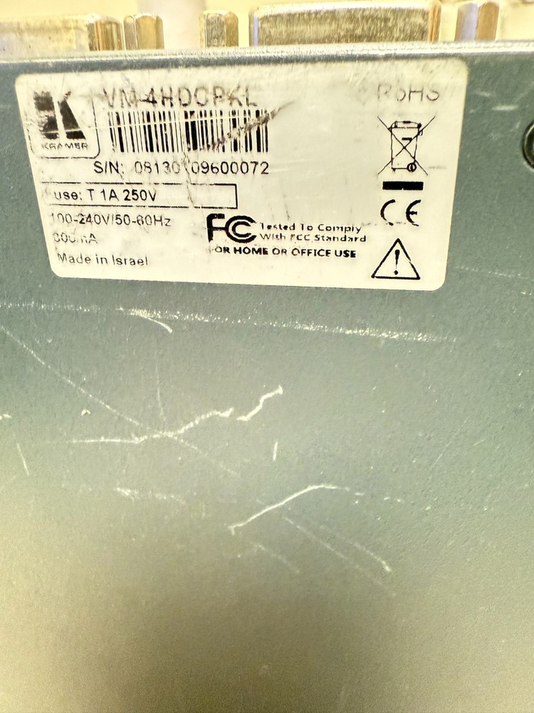 Kramer VM-4HDCPXL 1:4 DVI Distributor