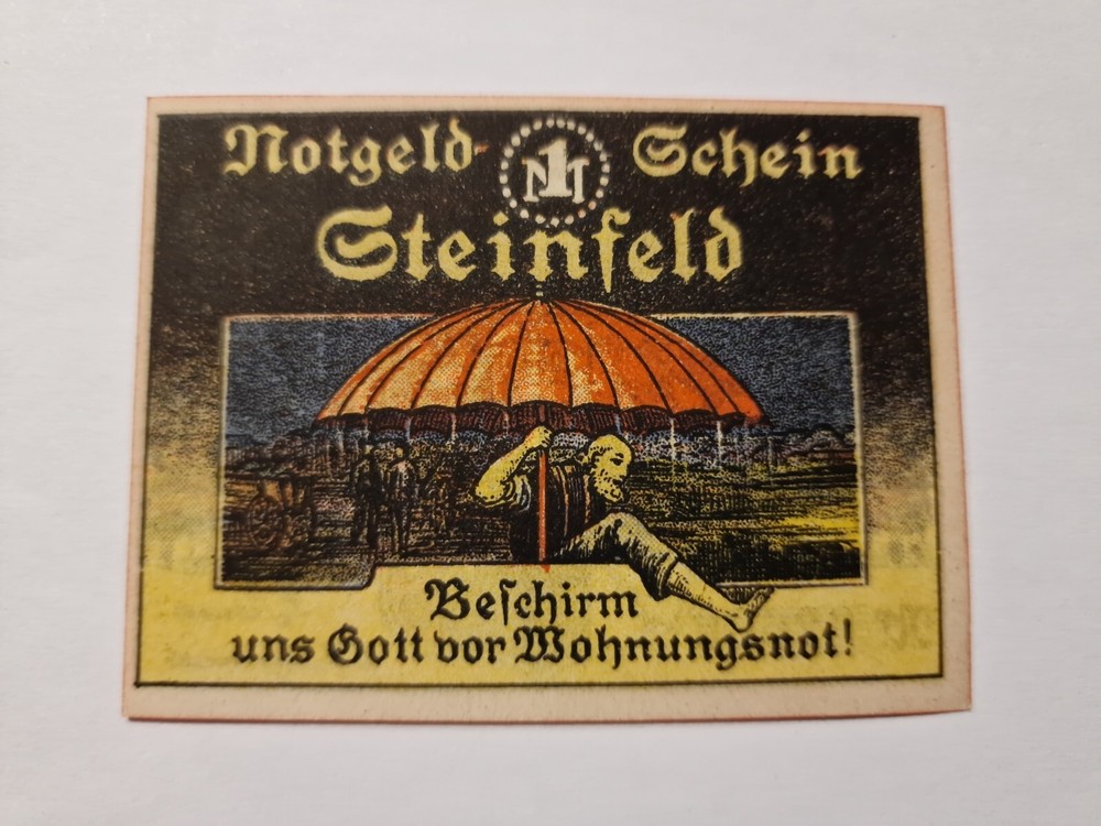 1 Mark 1921 Excellent Condition Old BANKNOTE Germany
