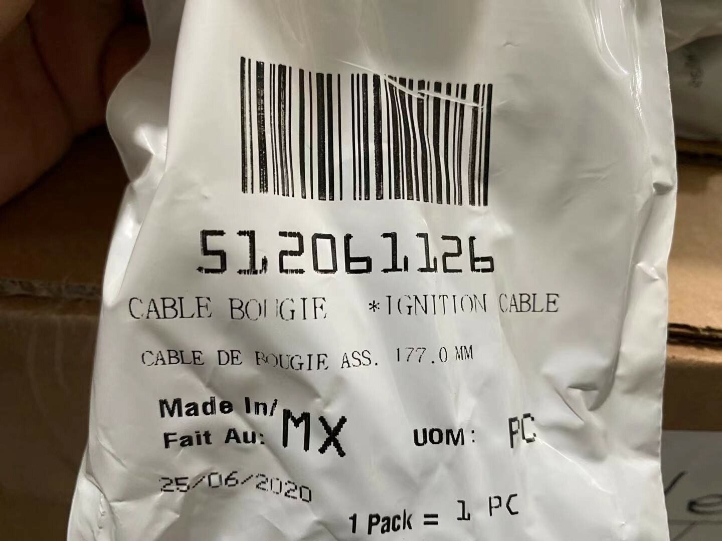 [2-Pack] Brand New "Genuine" Skidoo Ignition Cable 177mm,512061126, 800/600 ETEC