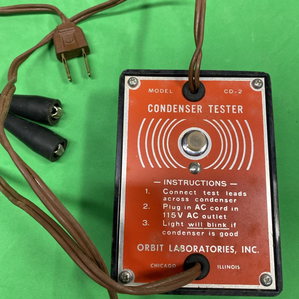 Orbit Laborators Inc Model CD-2 Condenser Tester used