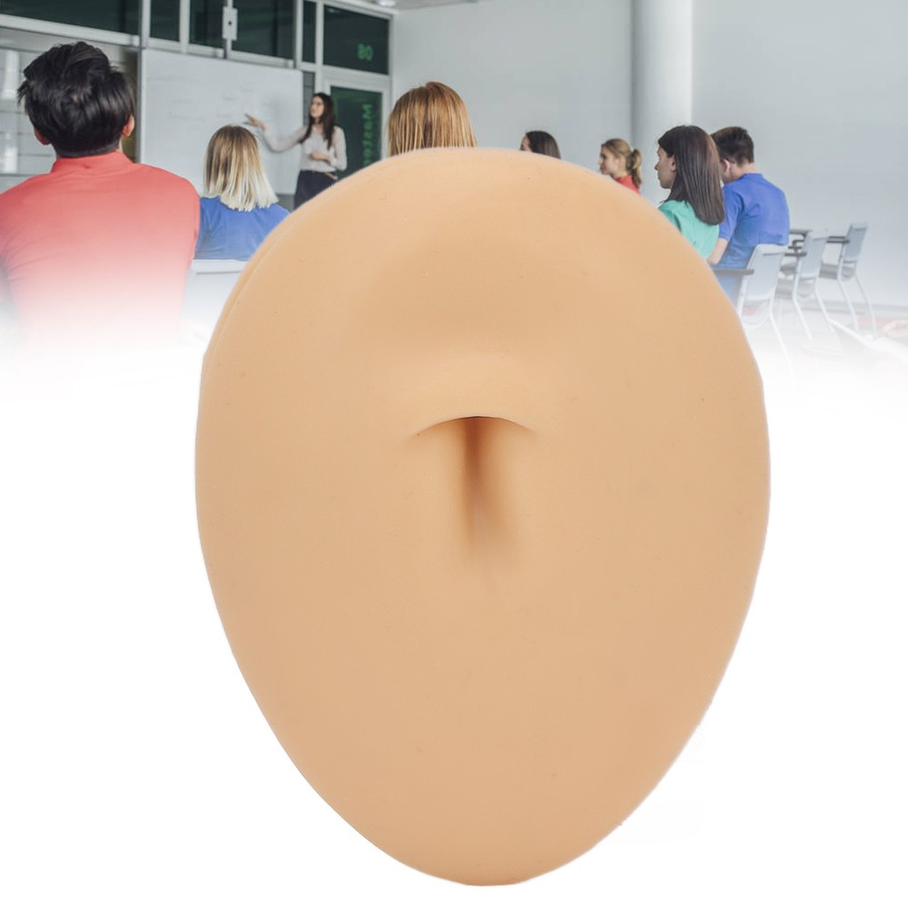 Silicone Navel Model Acupuncture Display Soft Human Belly Button Model For