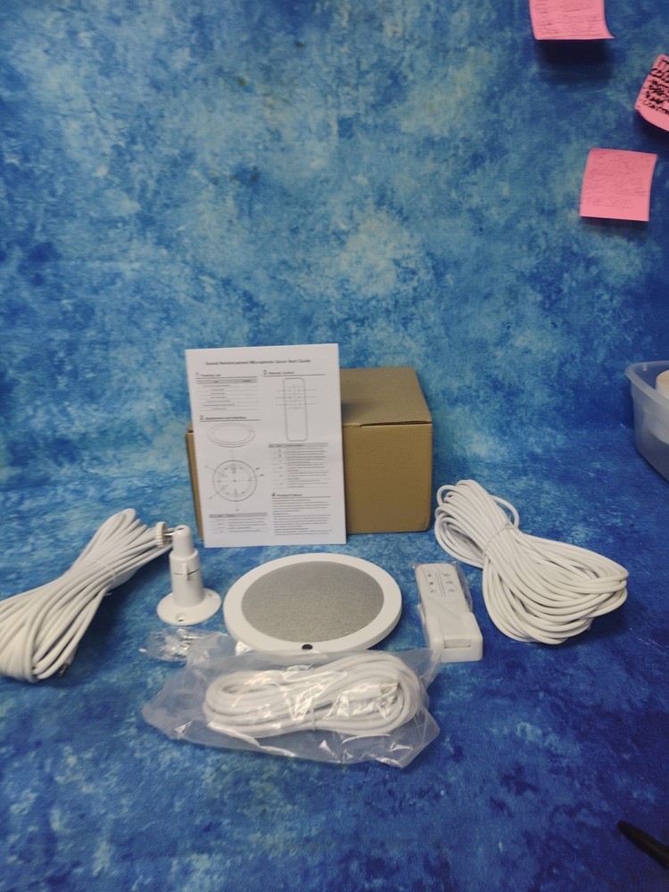 Modulit Solutions Ceiling Microphone M800. No Mounting Plate.