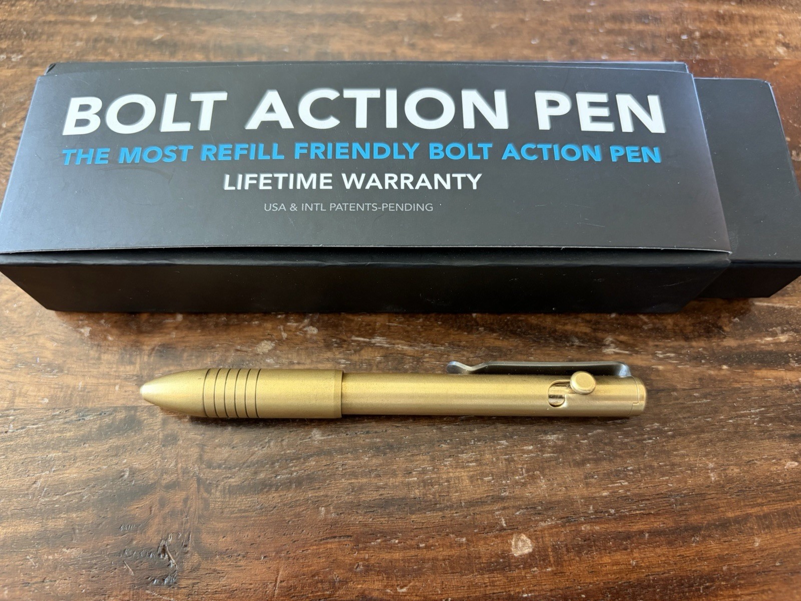Big Idea Design Bolt Action Pen (Brass)