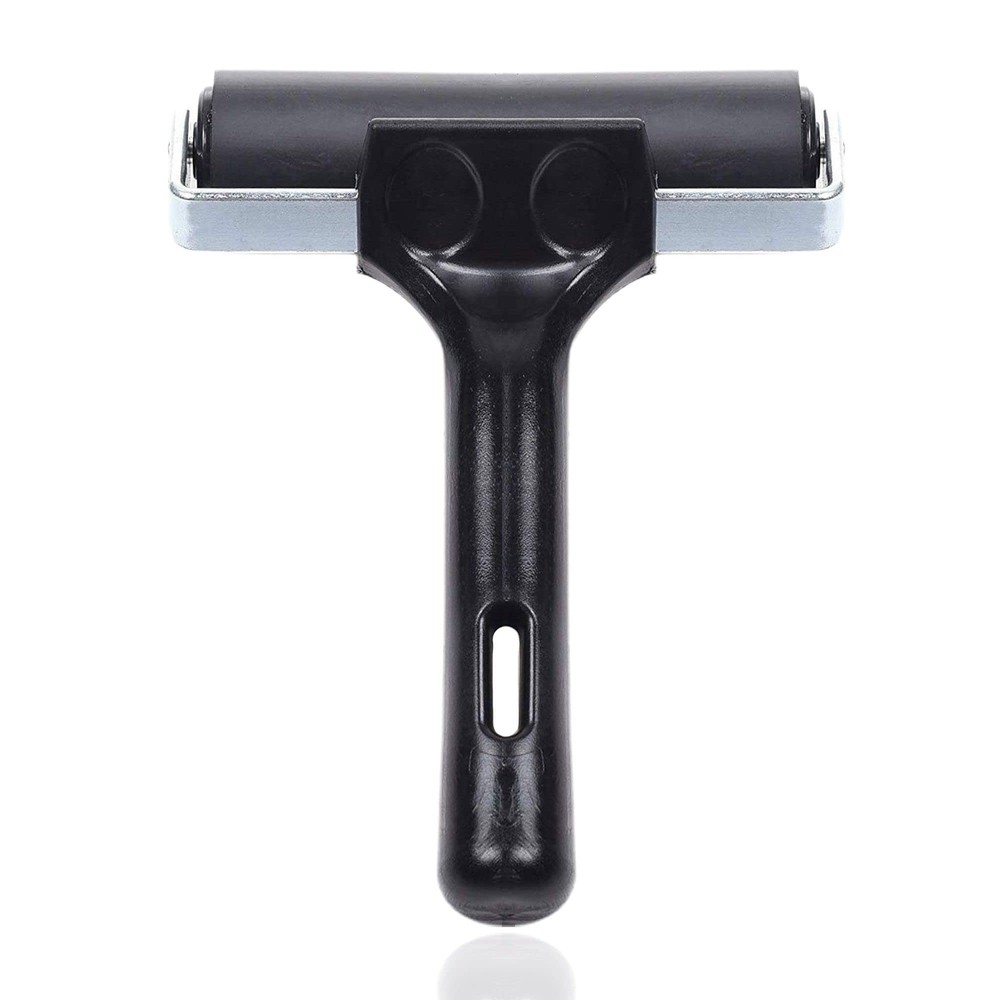 4 Inch Brayer Roller Printmaking Rubber Press Roller for DIY Crafts Project Inks