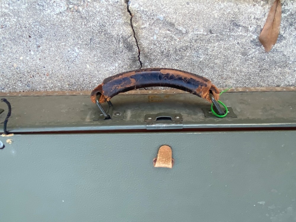 WW2 Avaiators Military Suitcase Markings Named