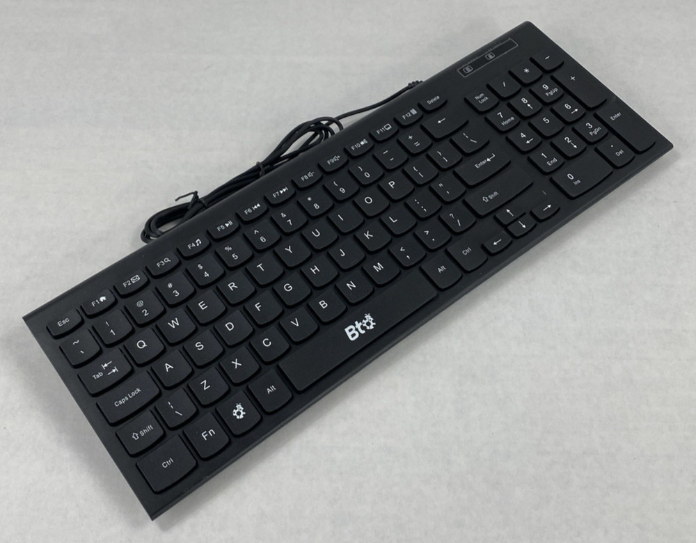 BTO USB Wired Comfortable Keyboard
