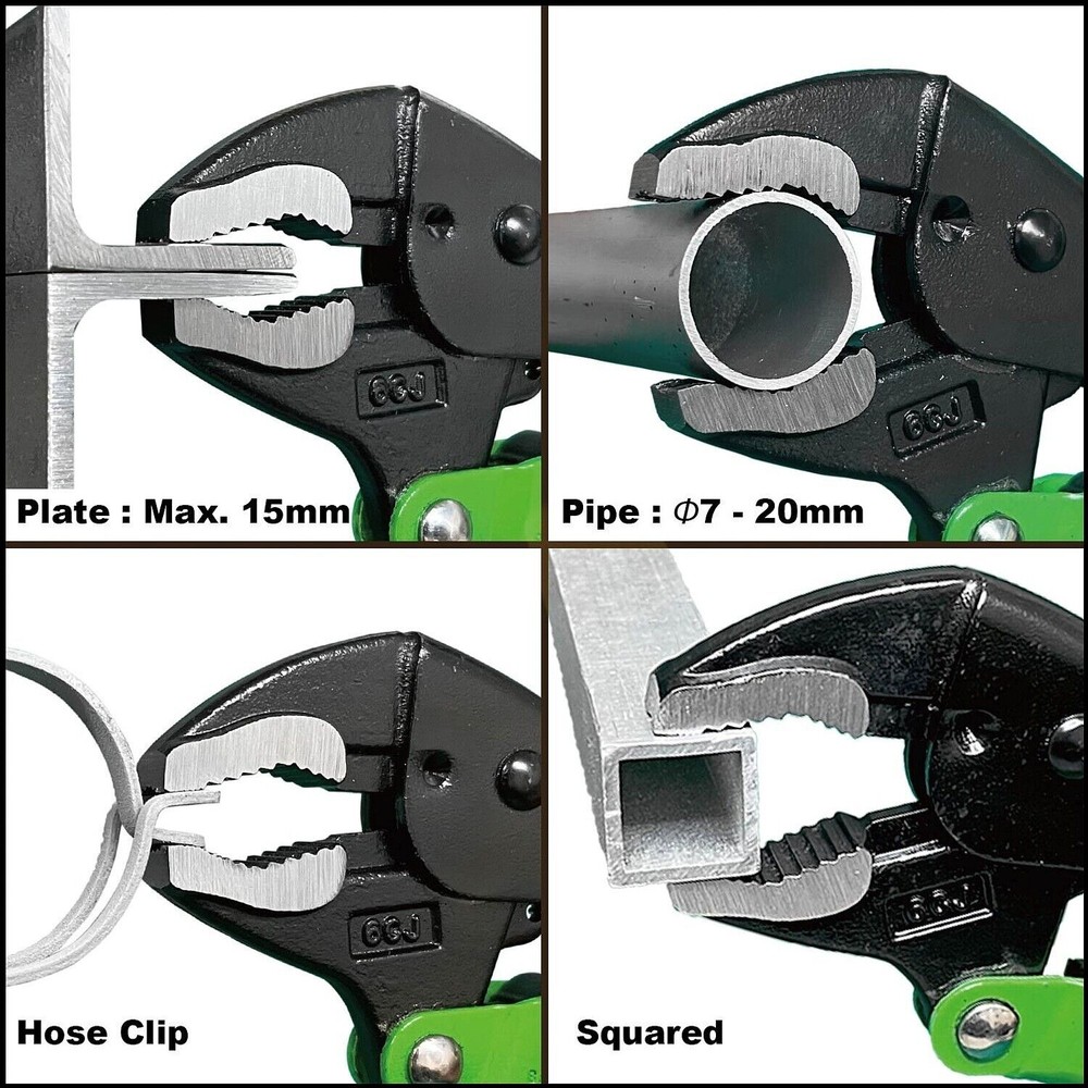 AUTOMATIC LOCKING PLIERS with SCREW REMOVAL JAWS mole grip auto ENGINEER PZ-67