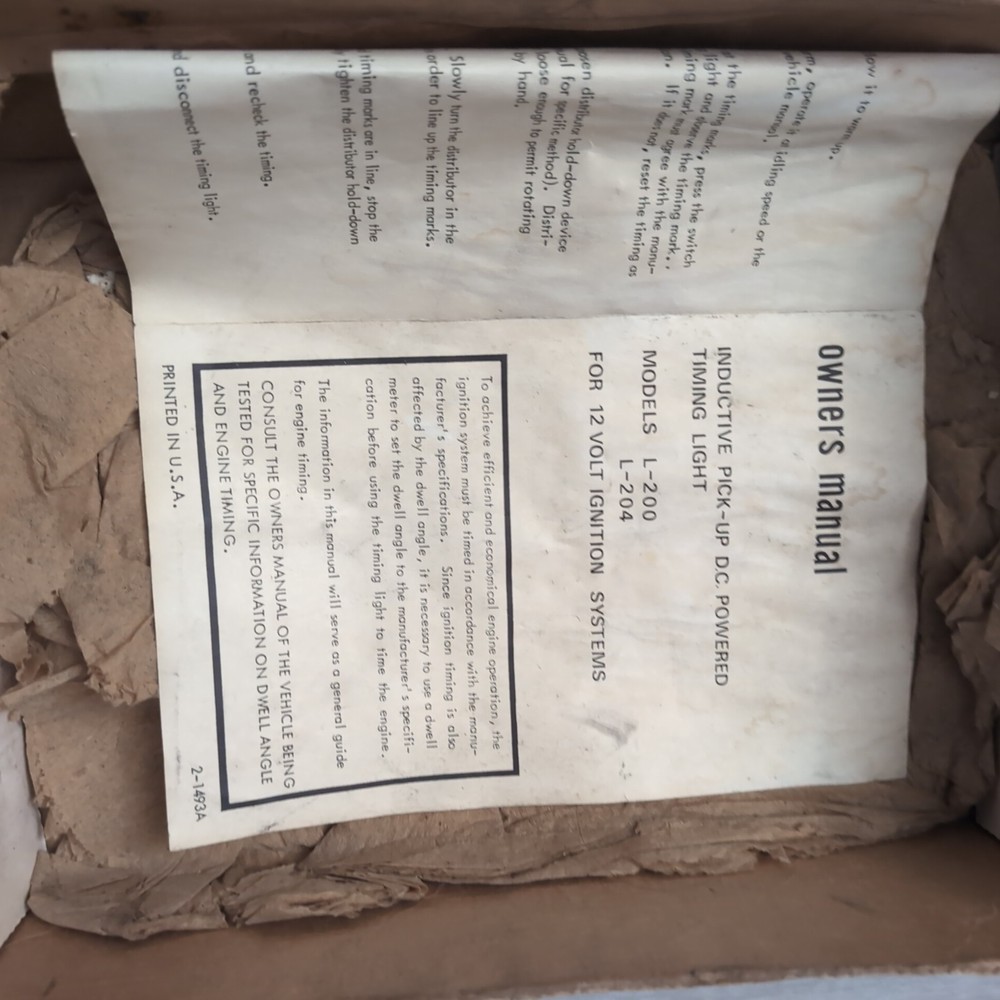 Actron L-204 Chrome Inductive Timing Light