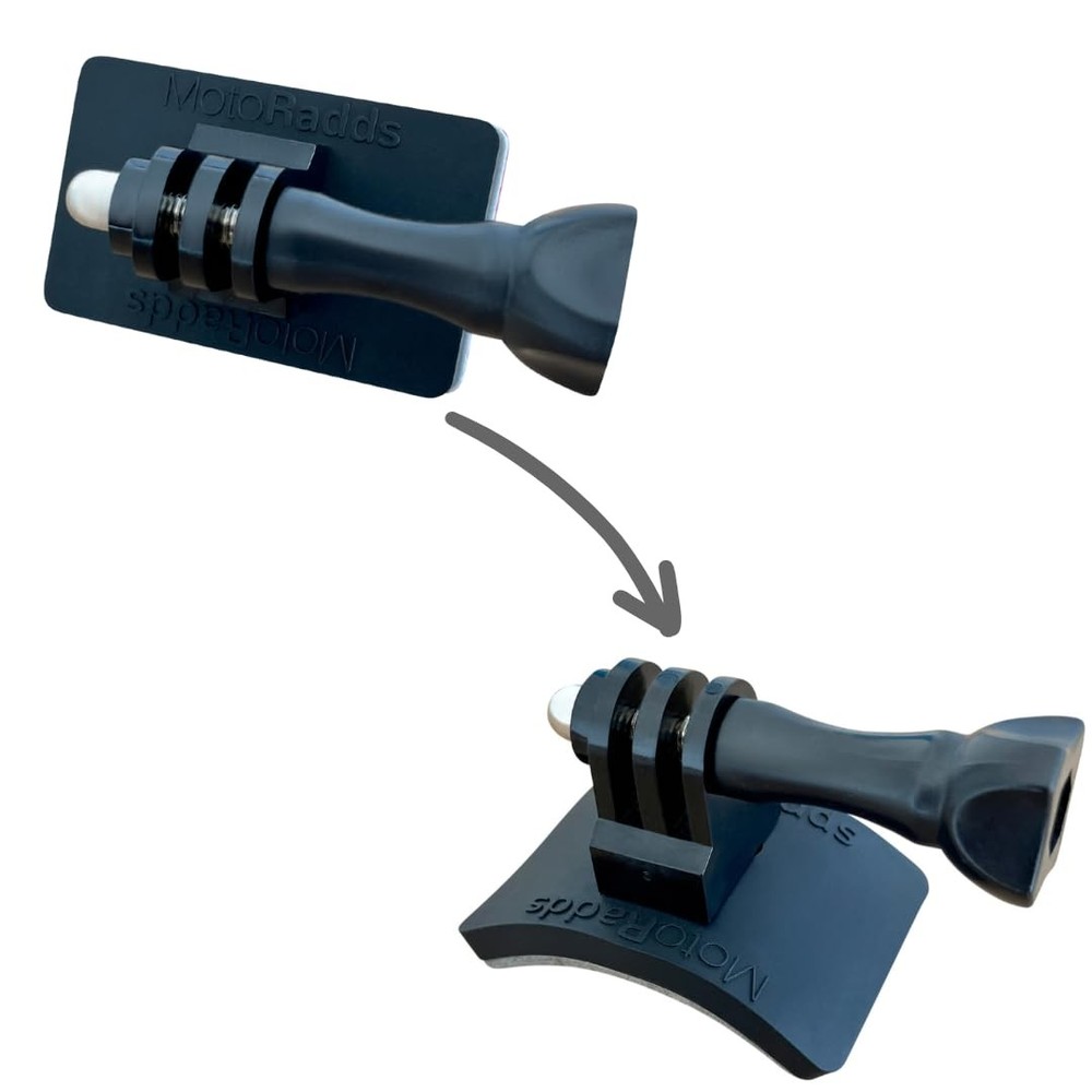 Flexible Adhesive Action Camera Mount for dashboards, windshield, handlebars,...