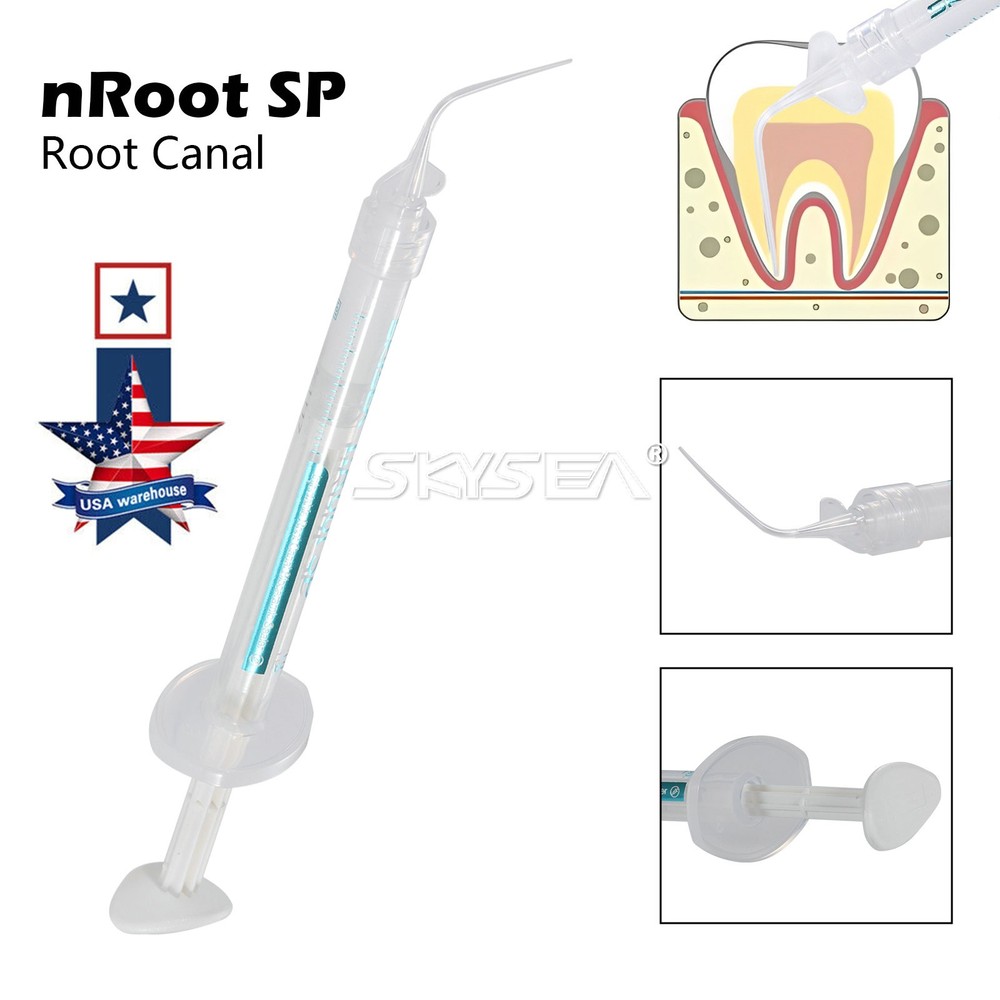 nRoot SP Injectable Root Canal Bioceramic Sealer 1g Syringe with Applicator Tips