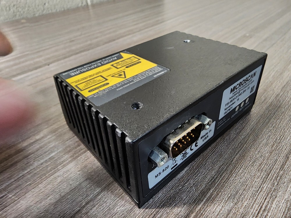 MICROSCAN MS-820 USED INDUSTRIAL BARCODE SCANNER