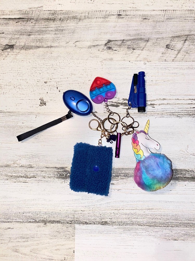Self Defense Kids Backpack Keychain